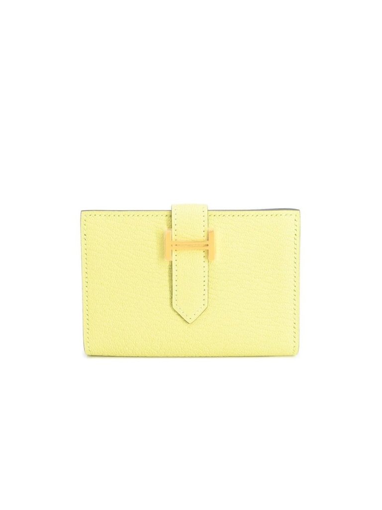 Hermes Card Case Card Holders Silver